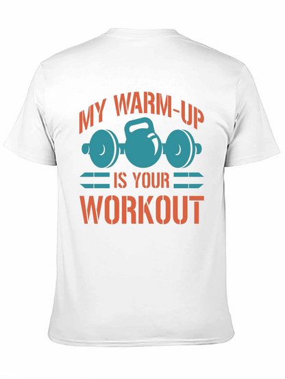 Camiseta Negra Gym Mi Calentamiento