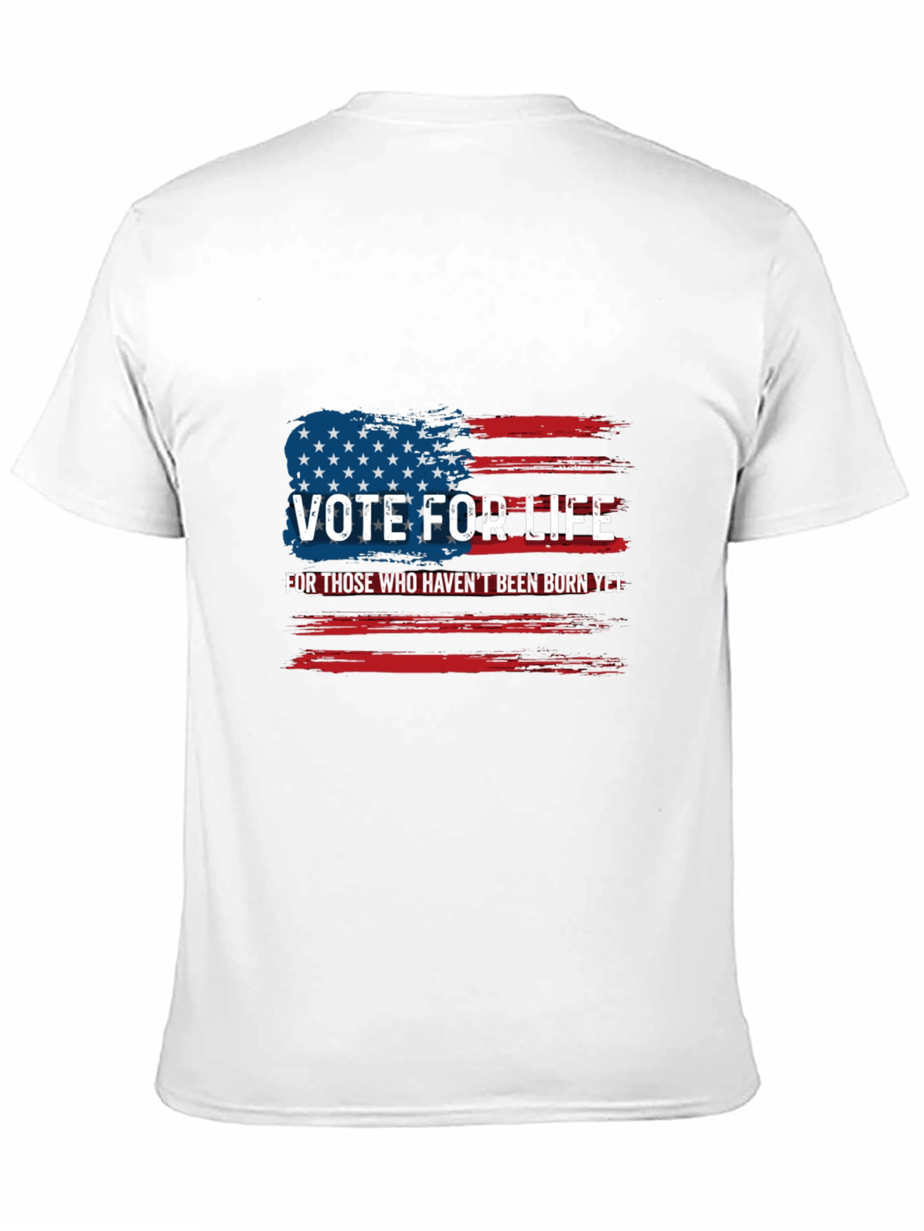 Camiseta Negra Vote For Life Americana