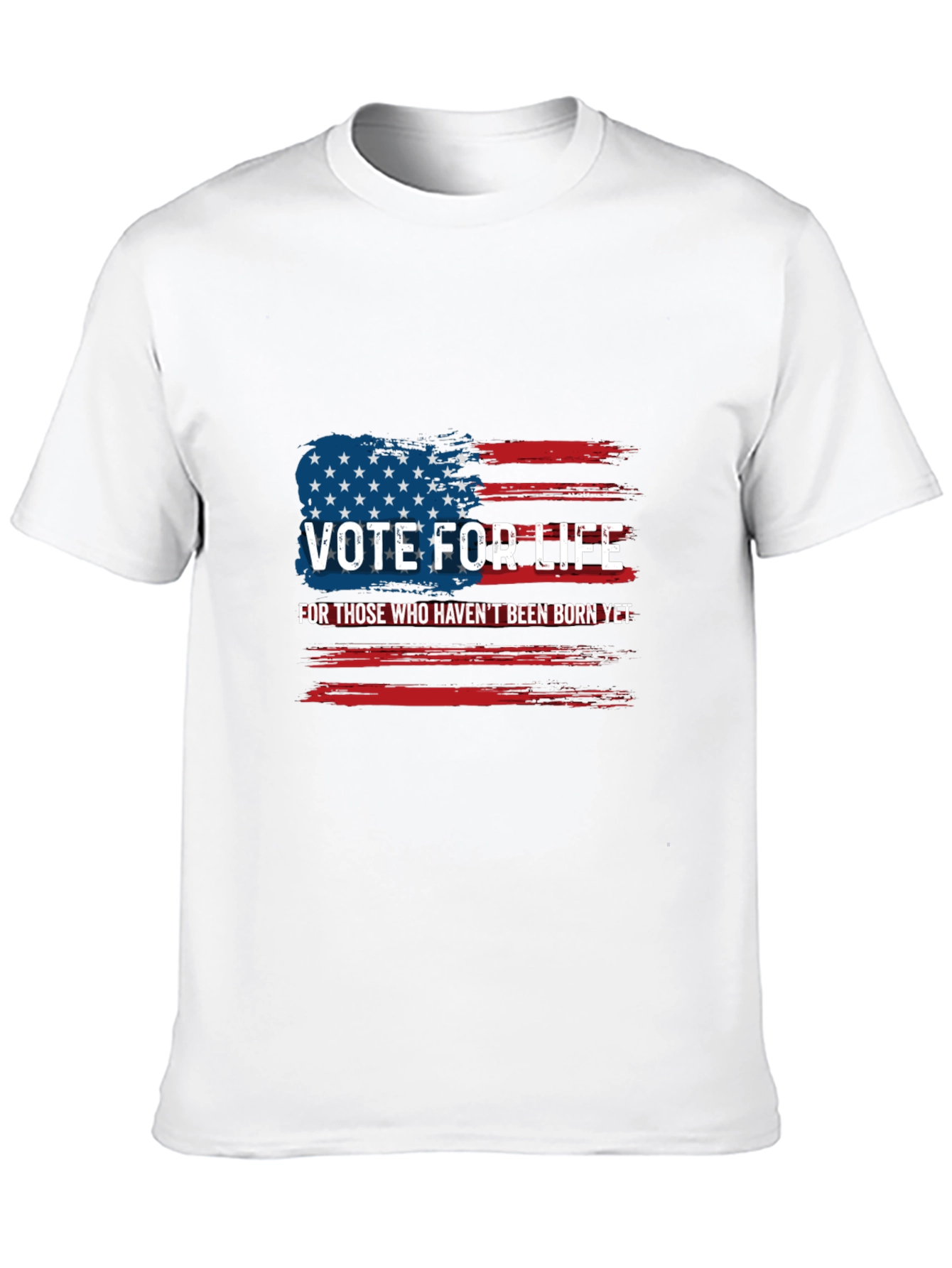 Camiseta Negra Vote For Life Americana