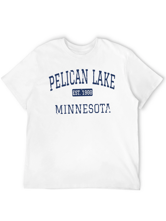 Camiseta Negra Pelican Lake Minnesota
