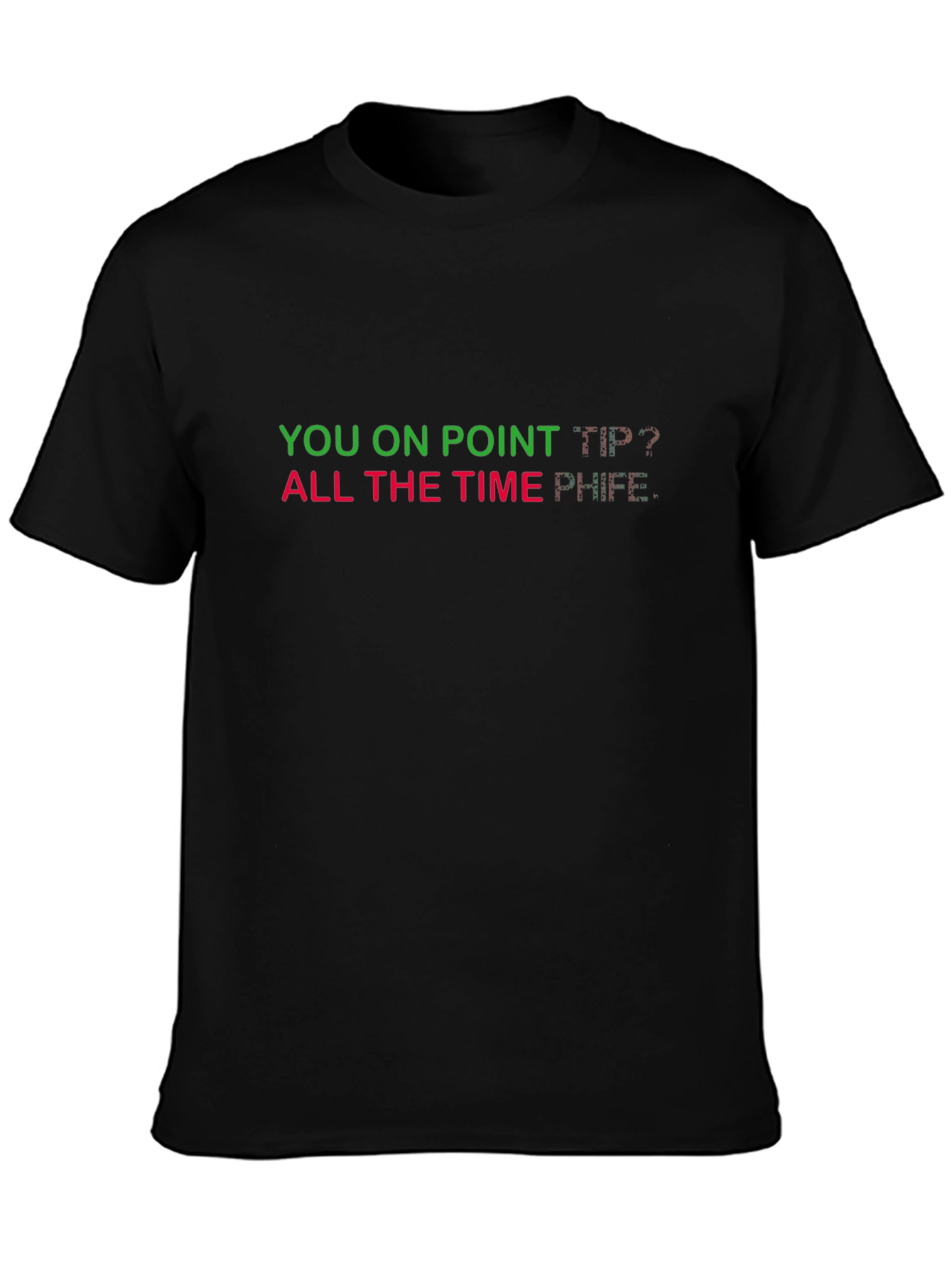 Camiseta Negra You on Point Estilo Urbano