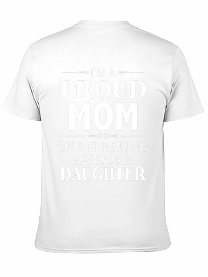 Camiseta Negra: Mamá Orgullosa de una Hija Genial