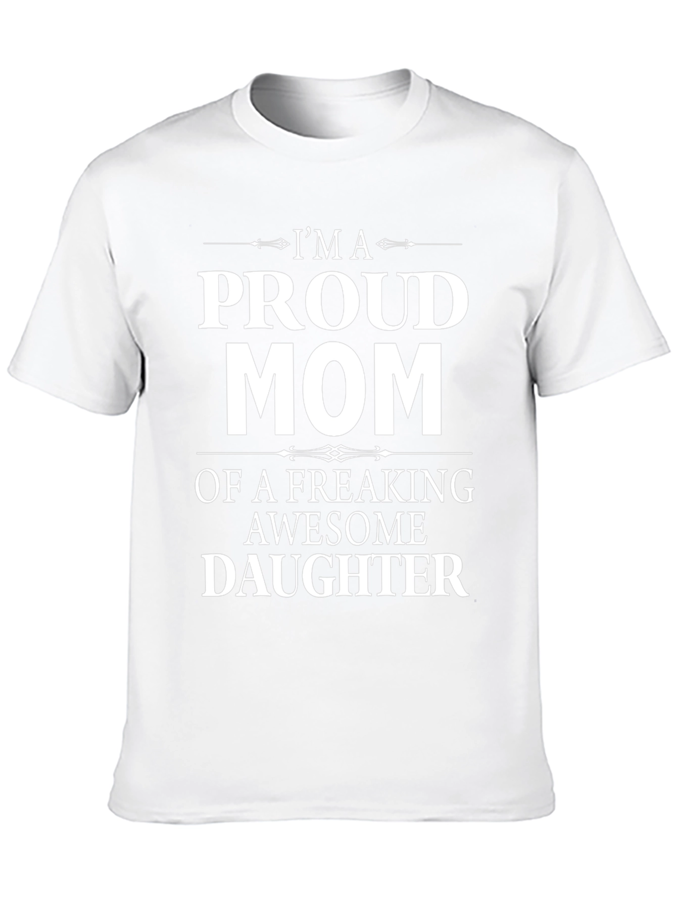 Camiseta Negra: Mamá Orgullosa de una Hija Genial
