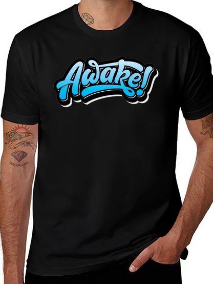 Camiseta Negra Awake! Diseño Urbano