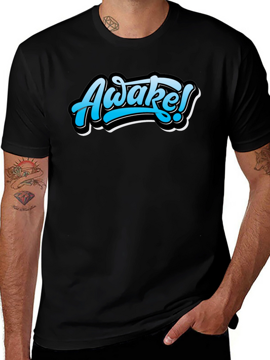 Camiseta Negra Awake! Diseño Urbano