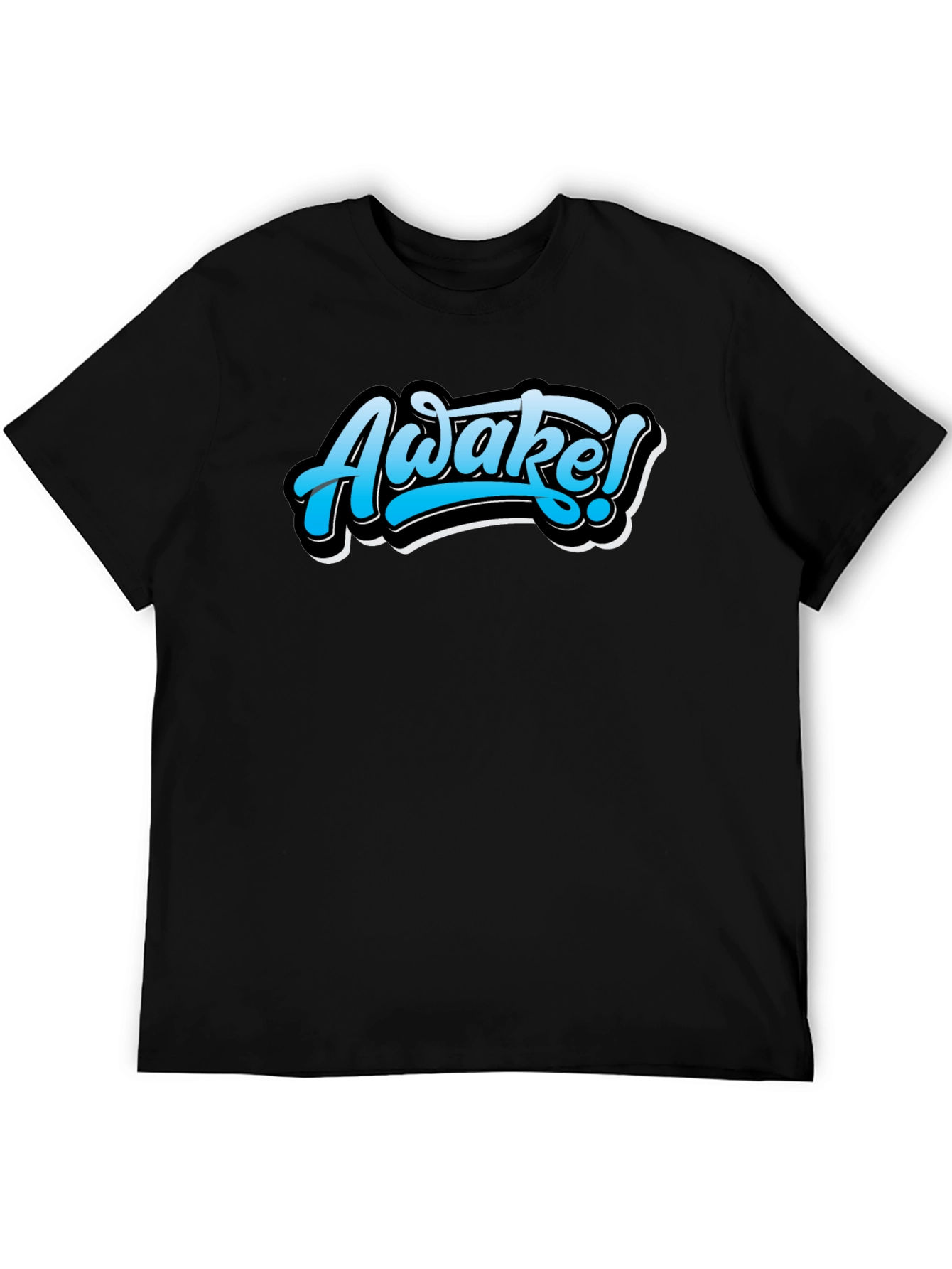 Camiseta Negra Awake! Diseño Urbano