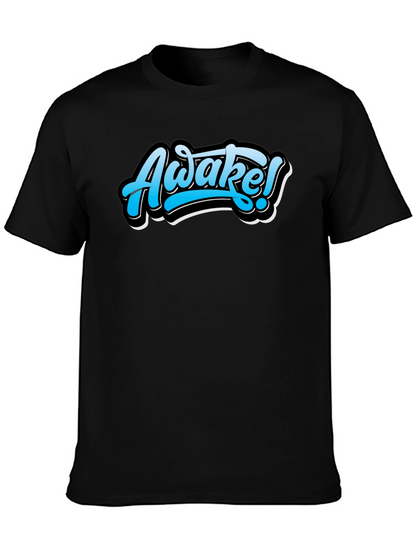 Camiseta Negra Awake! Diseño Urbano