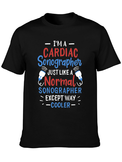 Camiseta Cardíaco Sonographer - ¡Más Cool!