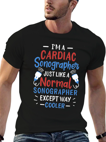 Camiseta Cardíaco Sonographer - ¡Más Cool!