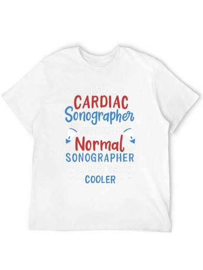 Camiseta Cardíaco Sonographer - ¡Más Cool!