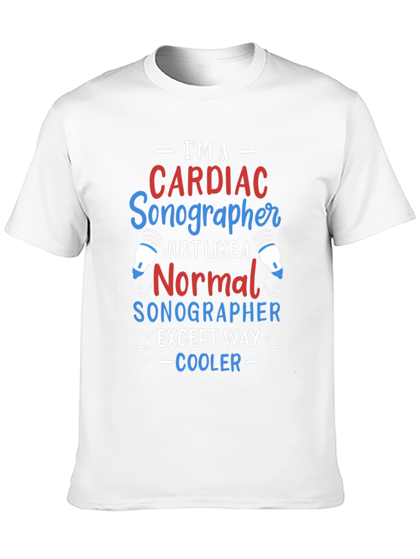 Camiseta Cardíaco Sonographer - ¡Más Cool!