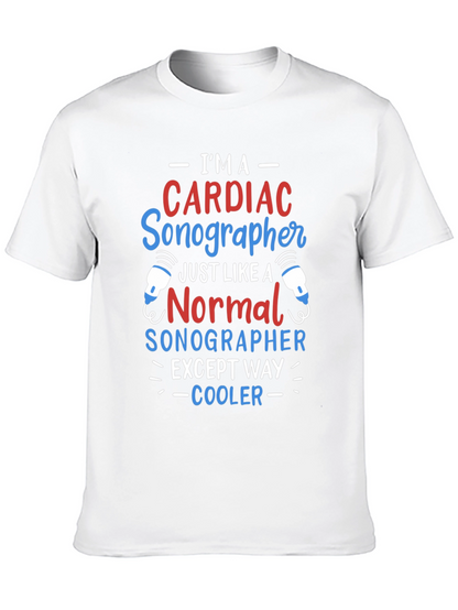 Camiseta Cardíaco Sonographer - ¡Más Cool!