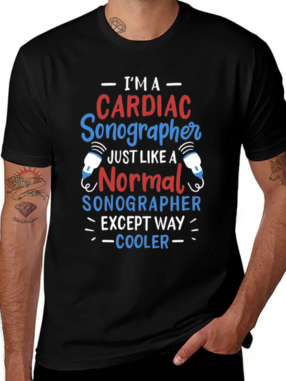 Camiseta Cardíaco Sonographer - ¡Más Cool!