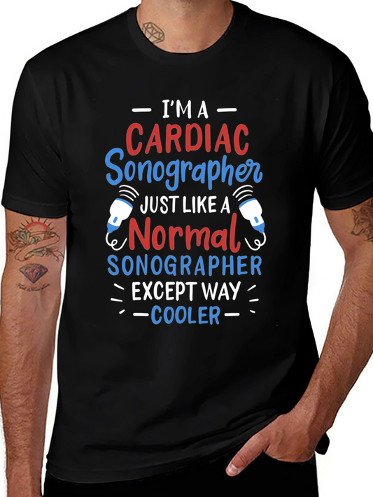 Camiseta Cardíaco Sonographer - ¡Más Cool!