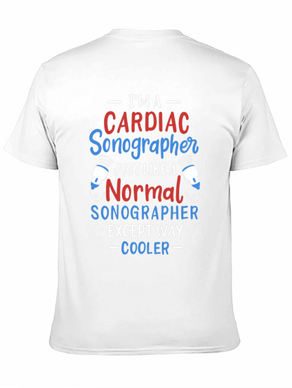 Camiseta Cardíaco Sonographer - ¡Más Cool!