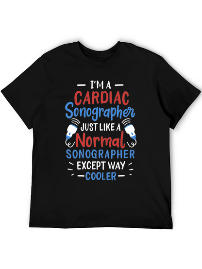 Camiseta Cardíaco Sonographer - ¡Más Cool!