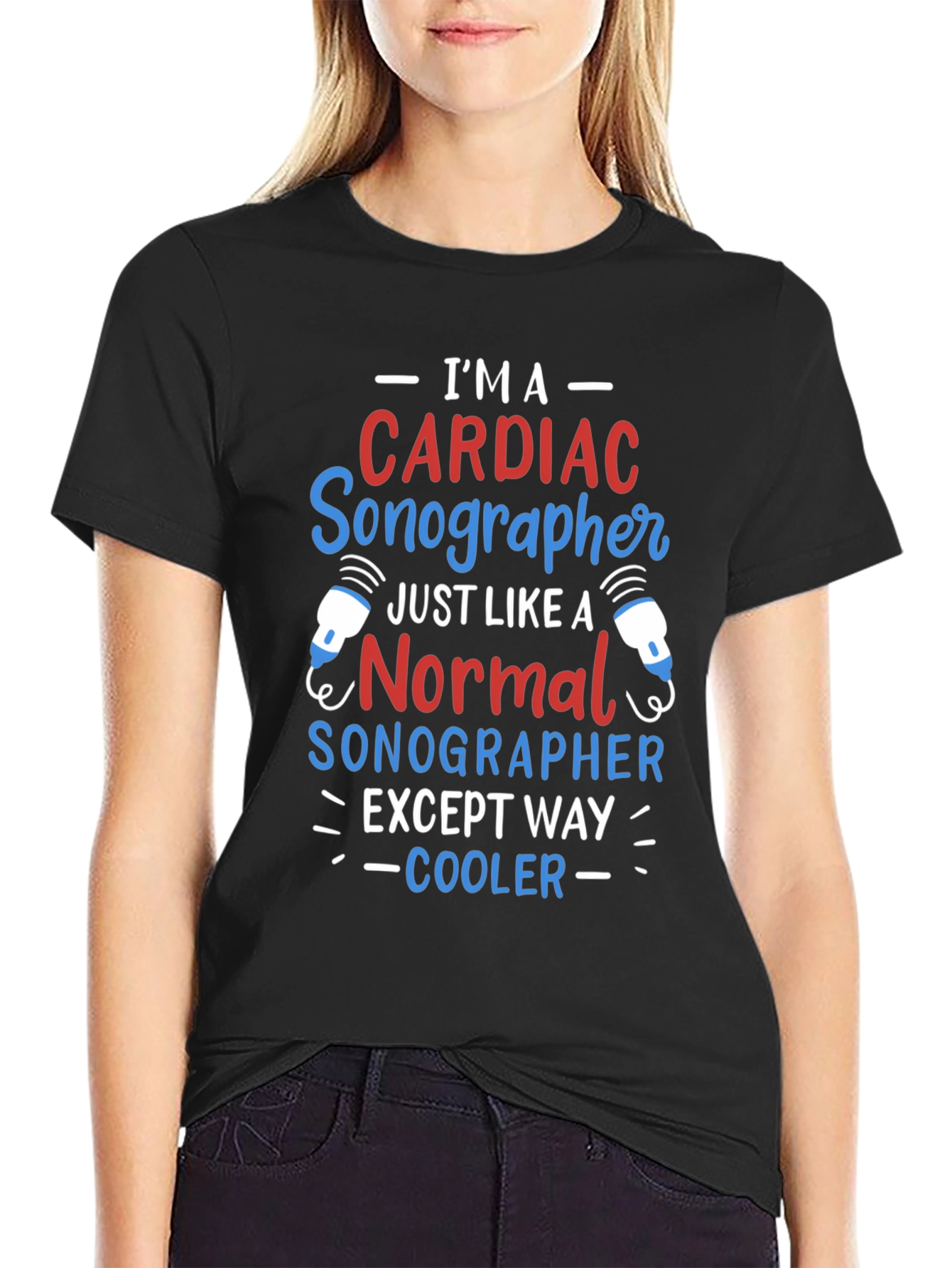 Camiseta Cardíaco Sonographer - ¡Más Cool!
