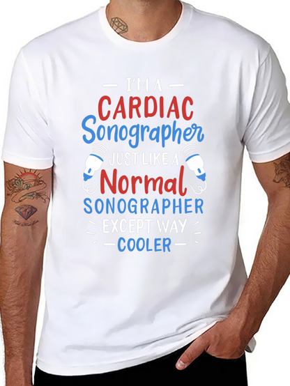 Camiseta Cardíaco Sonographer - ¡Más Cool!