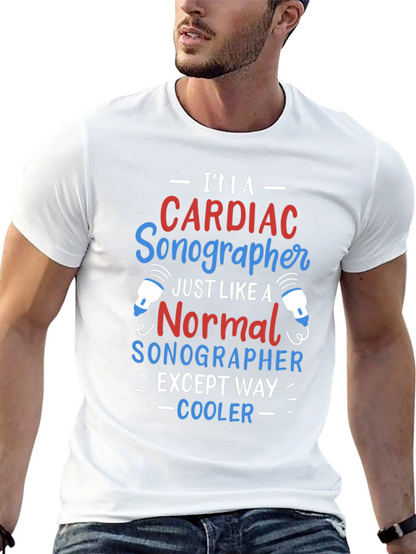 Camiseta Cardíaco Sonographer - ¡Más Cool!