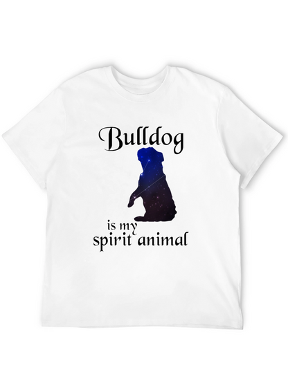 Camiseta Negra Bulldog Spirit Animal