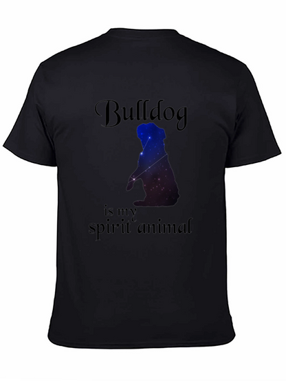 Camiseta Negra Bulldog Spirit Animal