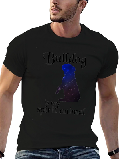 Camiseta Negra Bulldog Spirit Animal
