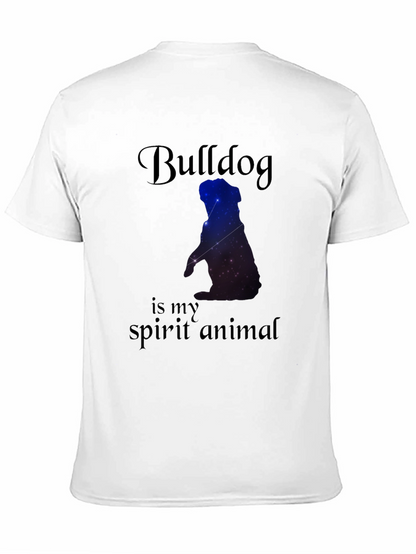 Camiseta Negra Bulldog Spirit Animal