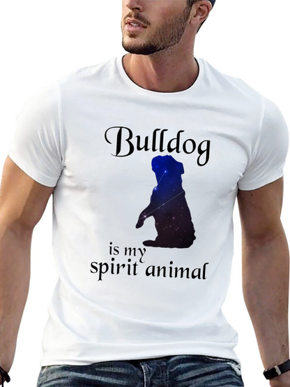 Camiseta Negra Bulldog Spirit Animal