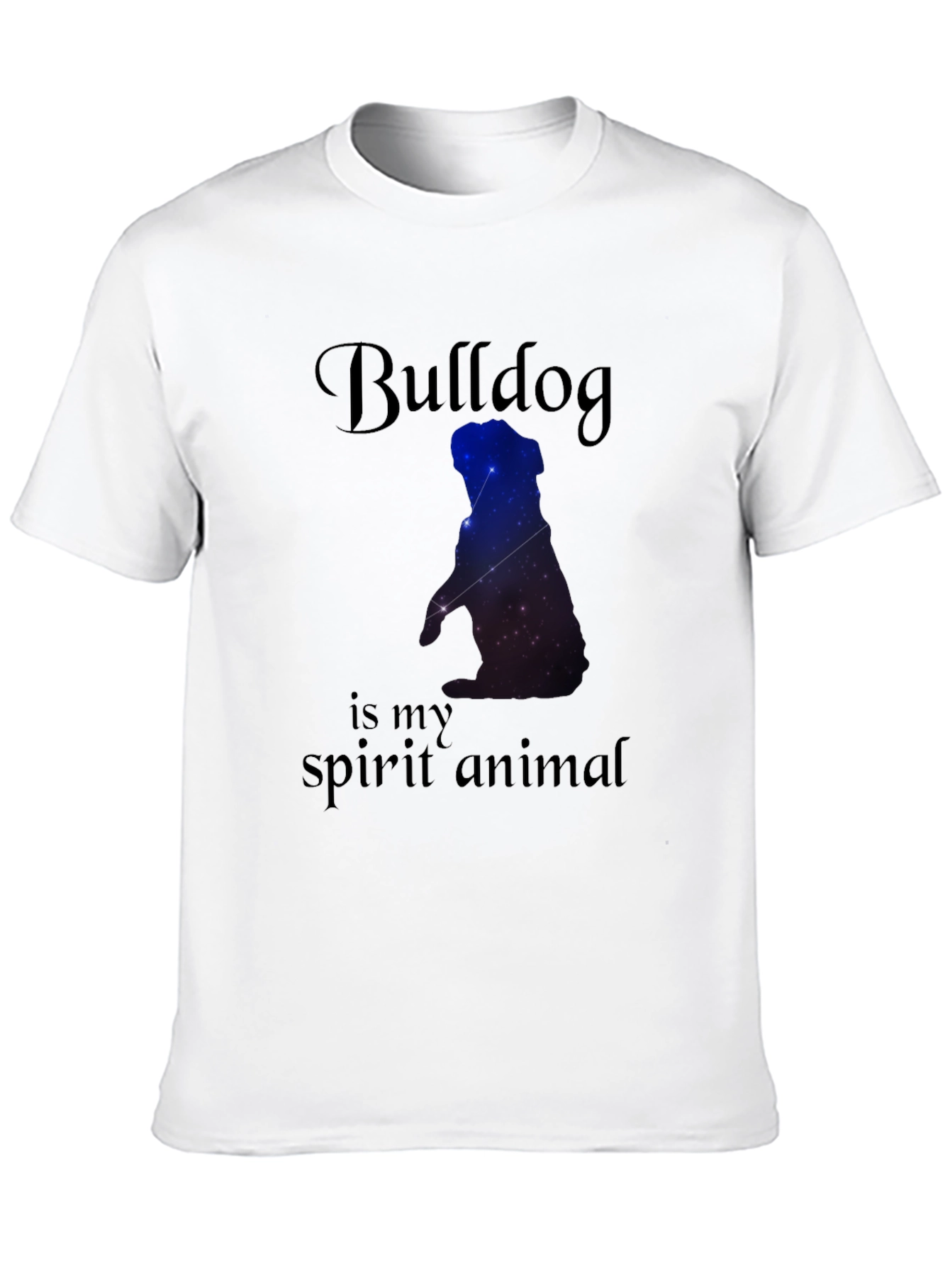 Camiseta Negra Bulldog Spirit Animal