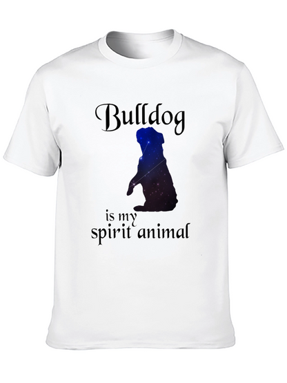 Camiseta Negra Bulldog Spirit Animal