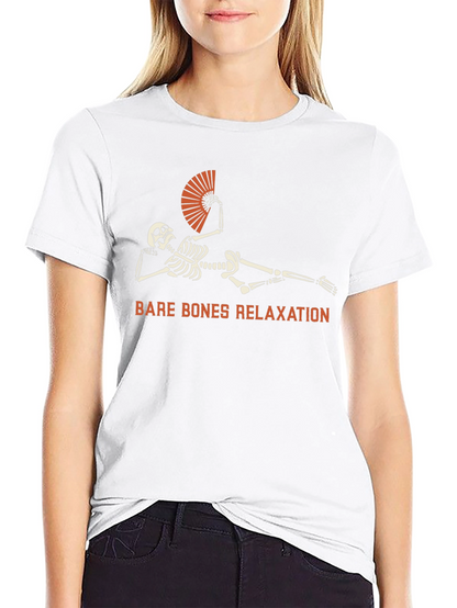 Camiseta Relax Esqueleto - Humor y Comodidad