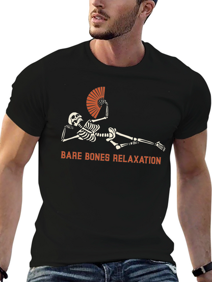 Camiseta Relax Esqueleto - Humor y Comodidad