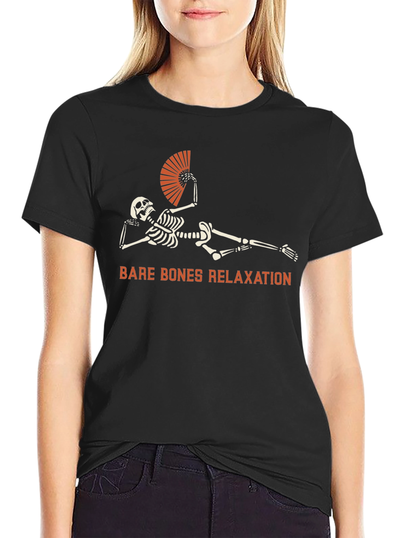 Camiseta Relax Esqueleto - Humor y Comodidad