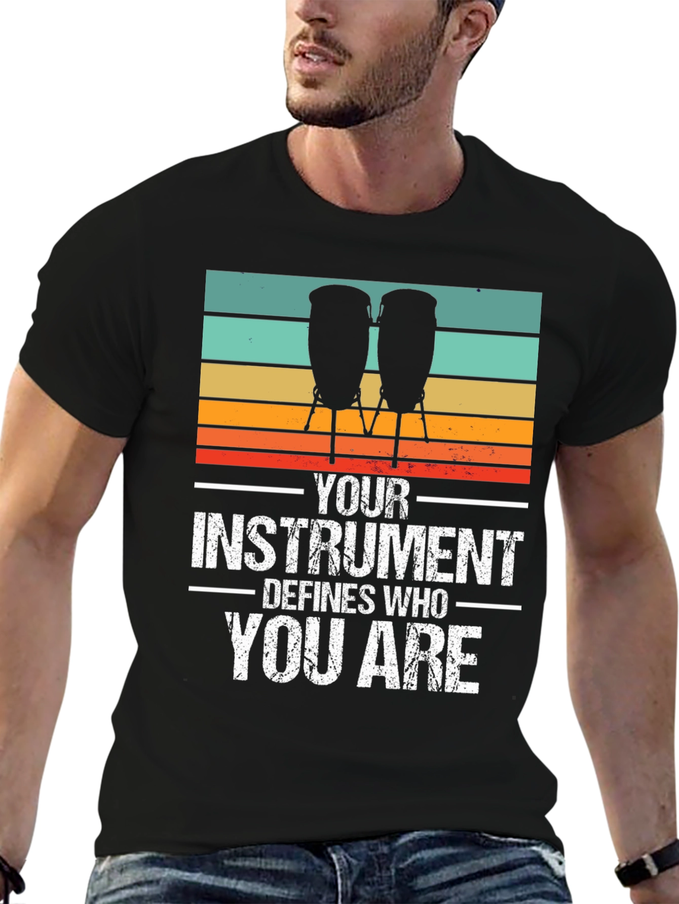 Camiseta Negra: Tu Instrumento Te Define