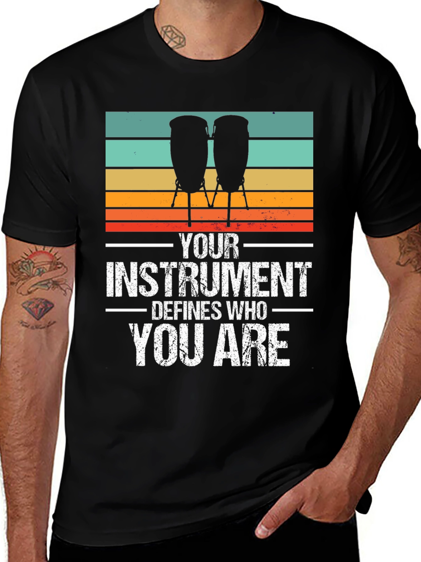 Camiseta Negra: Tu Instrumento Te Define