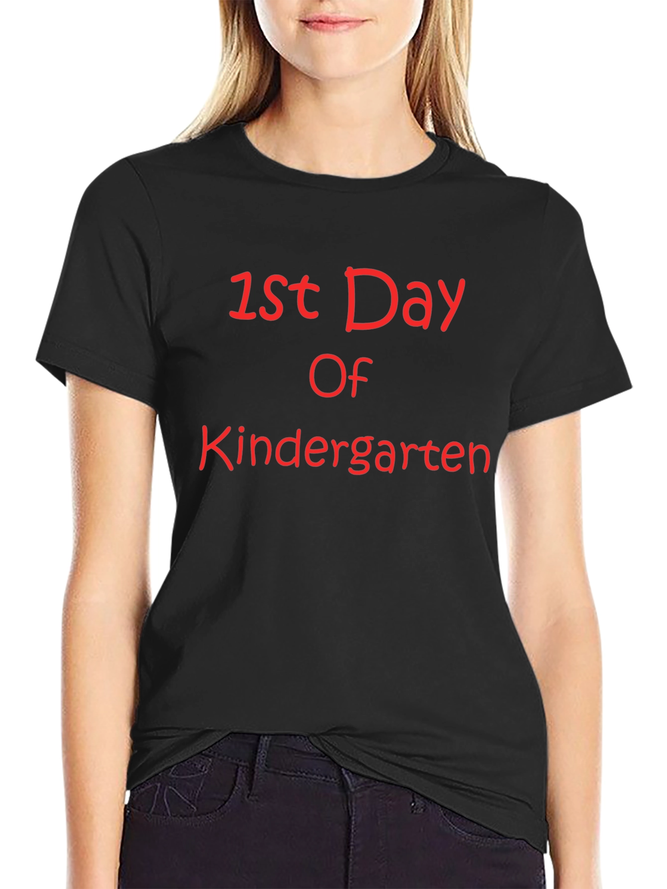 Camiseta Negra Primer Día de Kinder