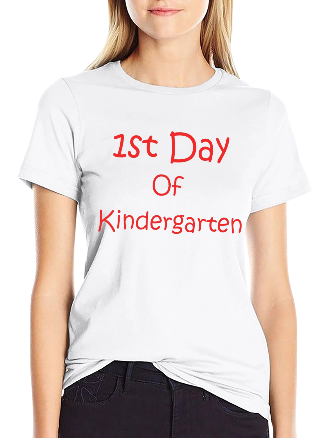 Camiseta Negra Primer Día de Kinder
