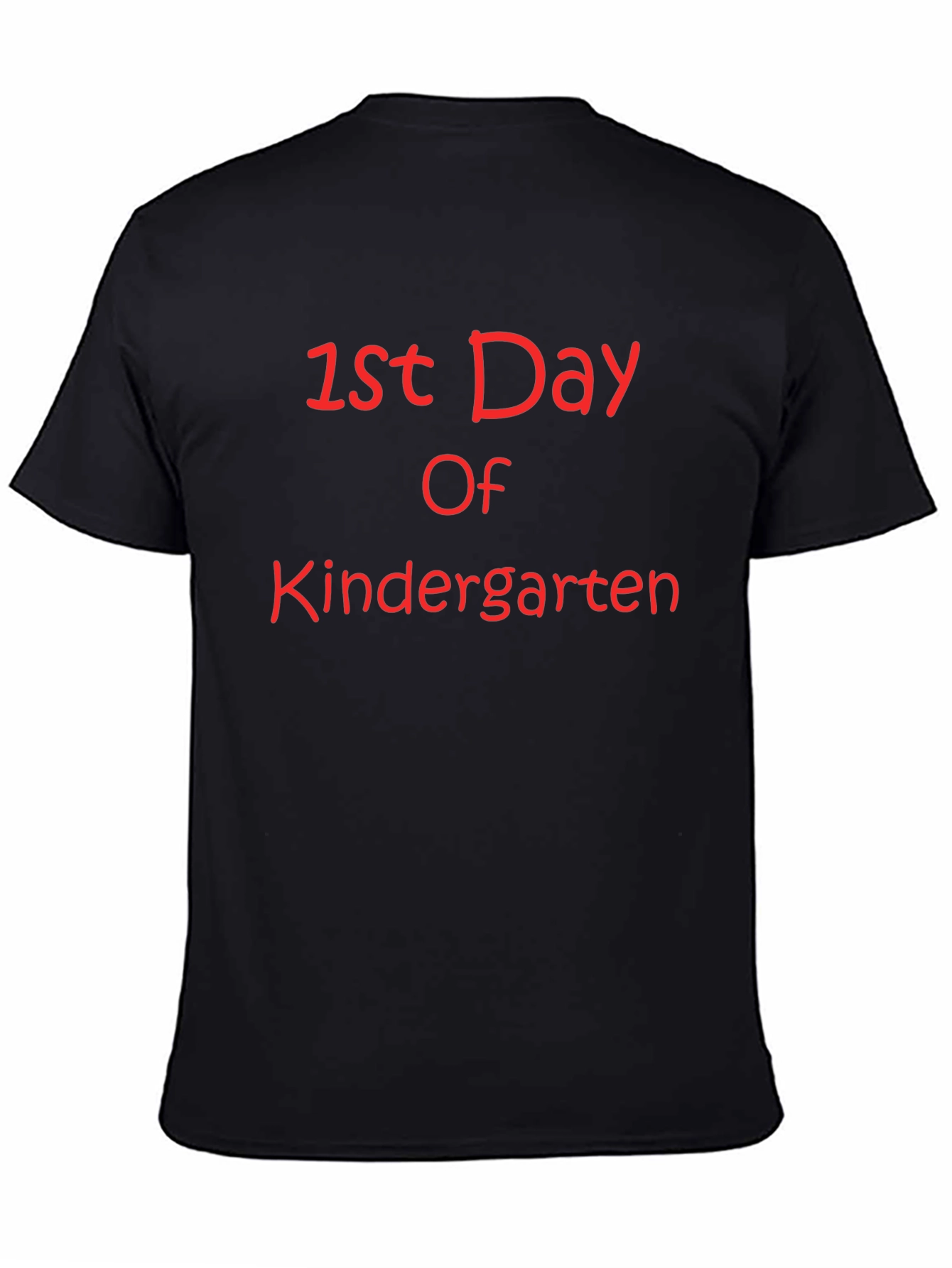 Camiseta Negra Primer Día de Kinder