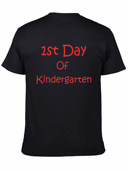 Camiseta Negra Primer Día de Kinder