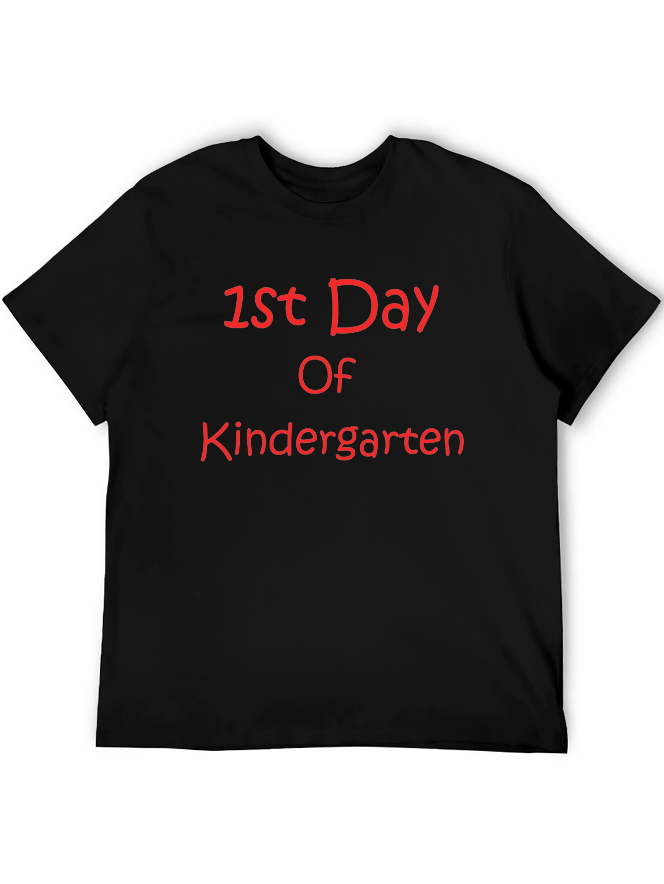 Camiseta Negra Primer Día de Kinder
