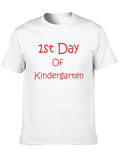 Camiseta Negra Primer Día de Kinder