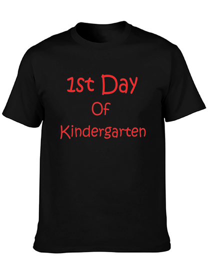 Camiseta Negra Primer Día de Kinder
