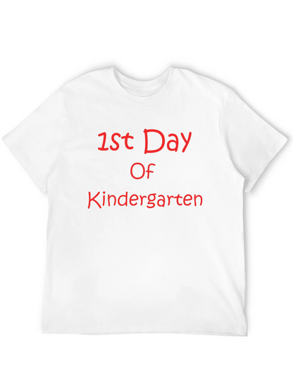 Camiseta Negra Primer Día de Kinder