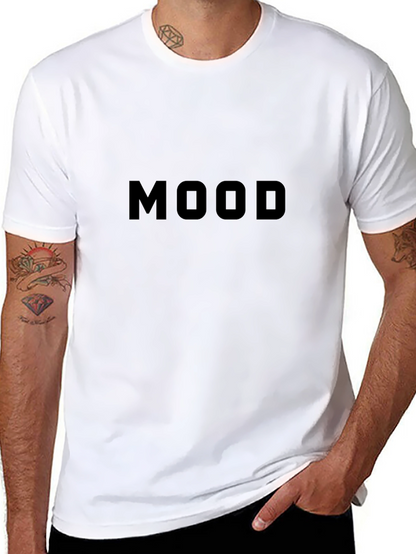 Camiseta Negra Mood para Hombre - Casual