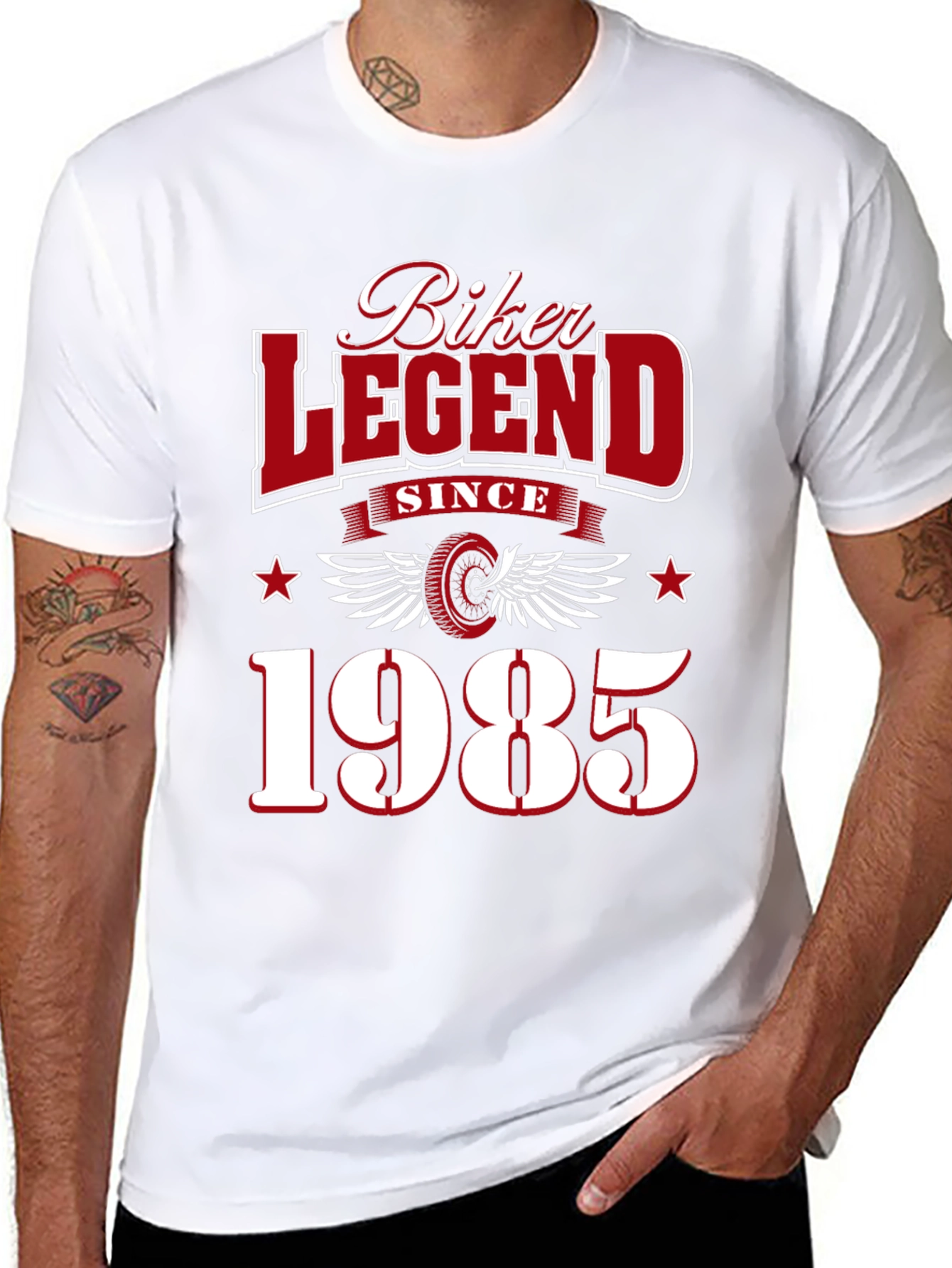 Camiseta Motero Leyenda Desde 1985