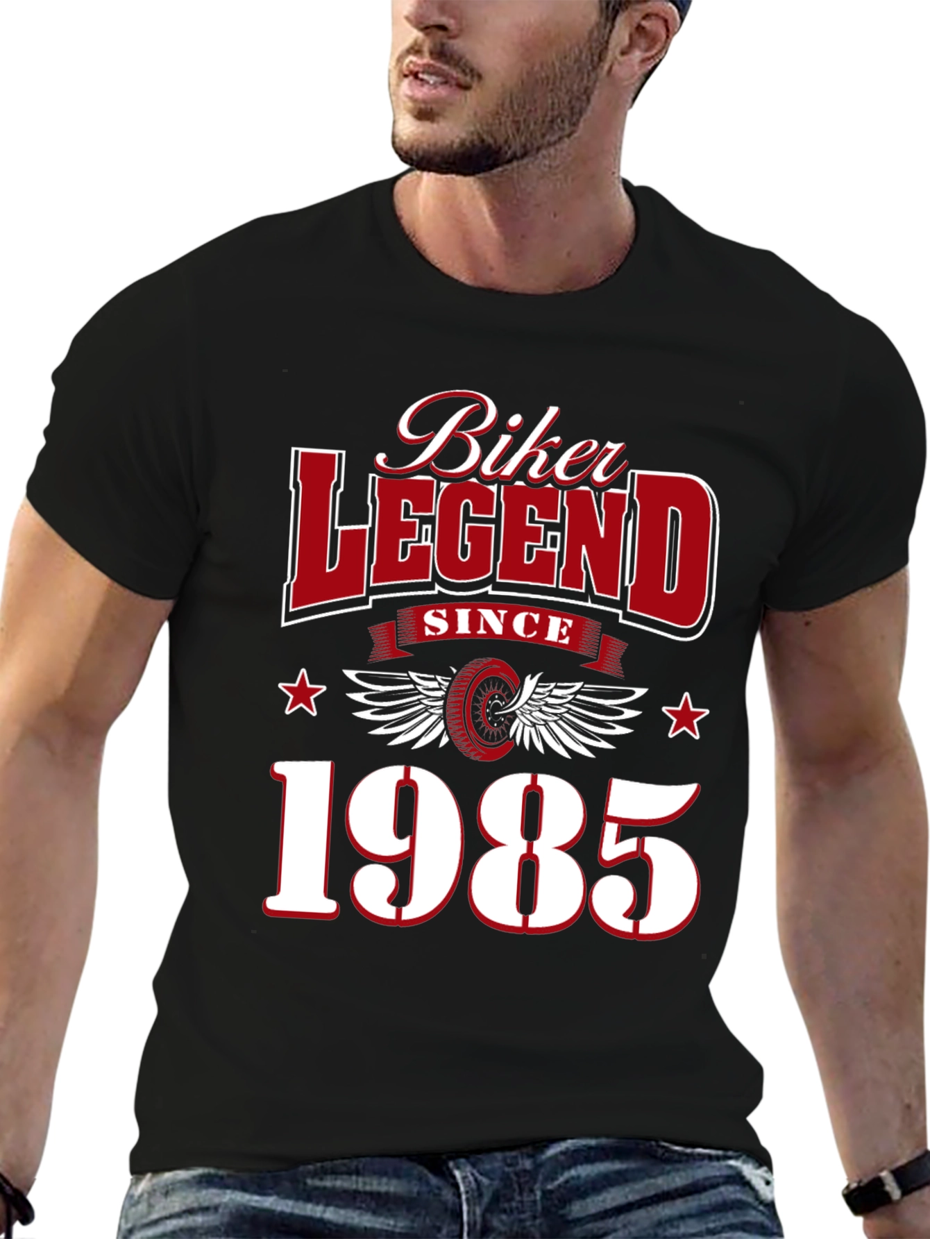 Camiseta Motero Leyenda Desde 1985