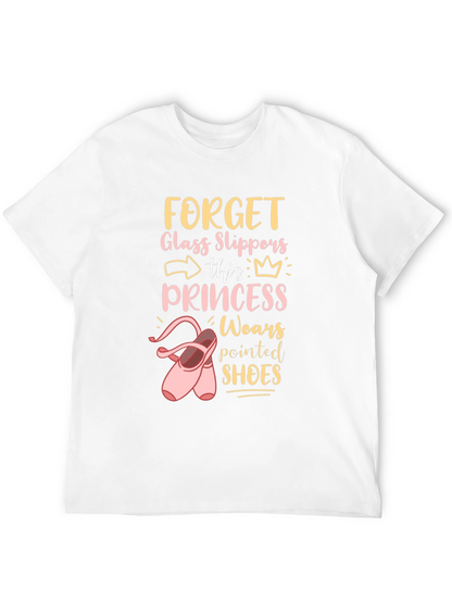 Camiseta Negra Princesa Zapatillas