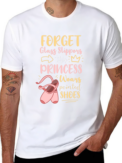 Camiseta Negra Princesa Zapatillas