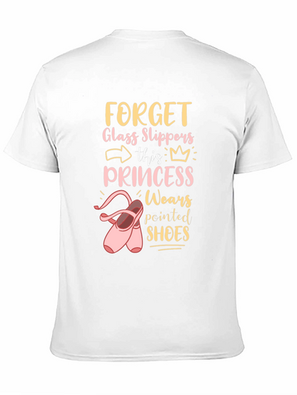 Camiseta Negra Princesa Zapatillas