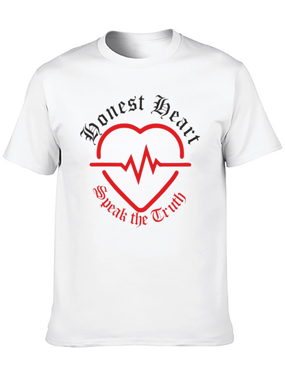 Camiseta Negra Honest Heart Speak the Truth